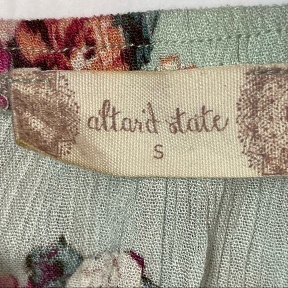 Altar’d State Pale Green Floral Lace Prairie Boho Cottage Maxi Dress NWOT Size S - Picture 9 of 12